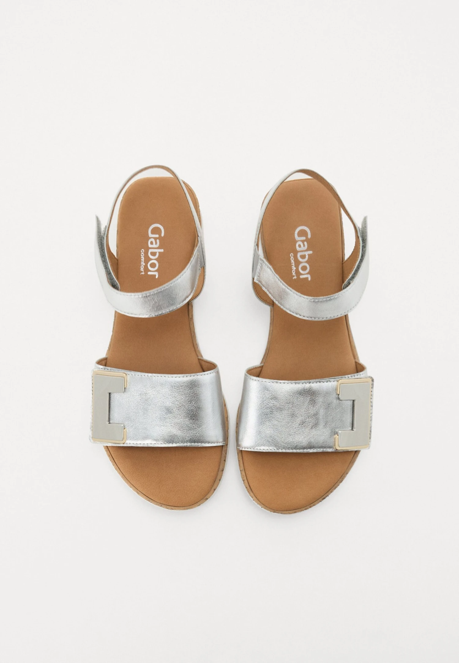 Gabor Comfort Platform Sandals - Silber 6 Gabor Comfort Platform Sandals - Silber - Image 6