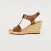 Gabor Comfort Wedge Sandals - Peanut -Gabor Sale Store 0d1060840f1f4b129bc8b6068ef0118b