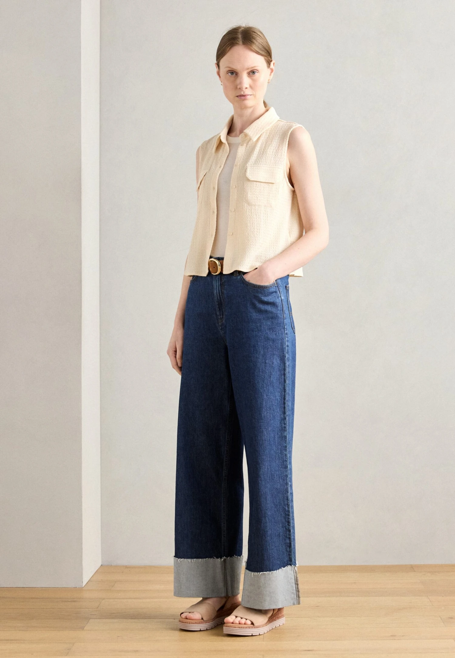 Gabor Comfort Platform Sandals - Sand 3 Gabor Comfort Platform Sandals - Sand - Image 3