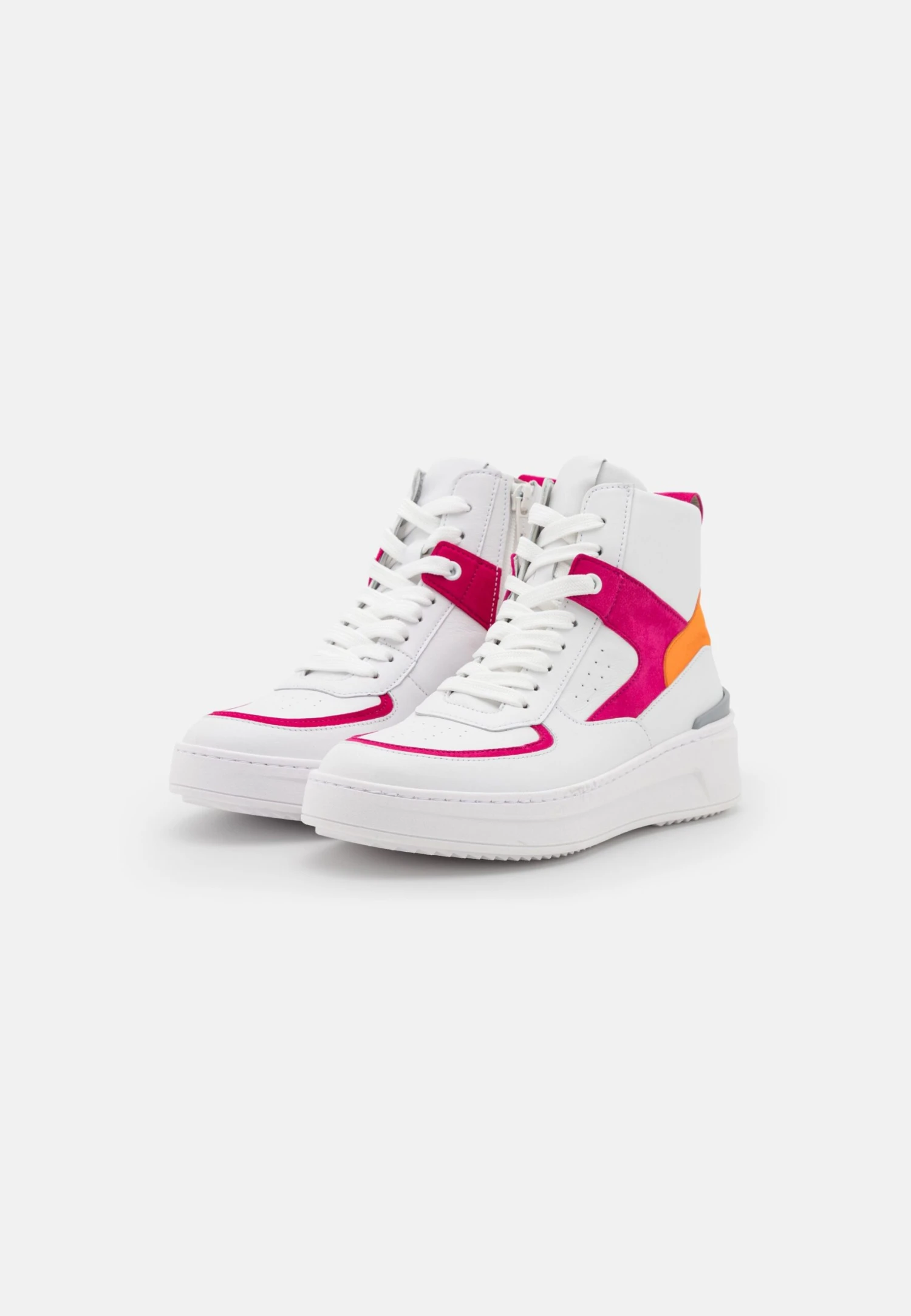 Gabor High-Top Trainers - Weiss/Pink/Jelly 3 Gabor High-Top Trainers - Weiss/Pink/Jelly - Image 3