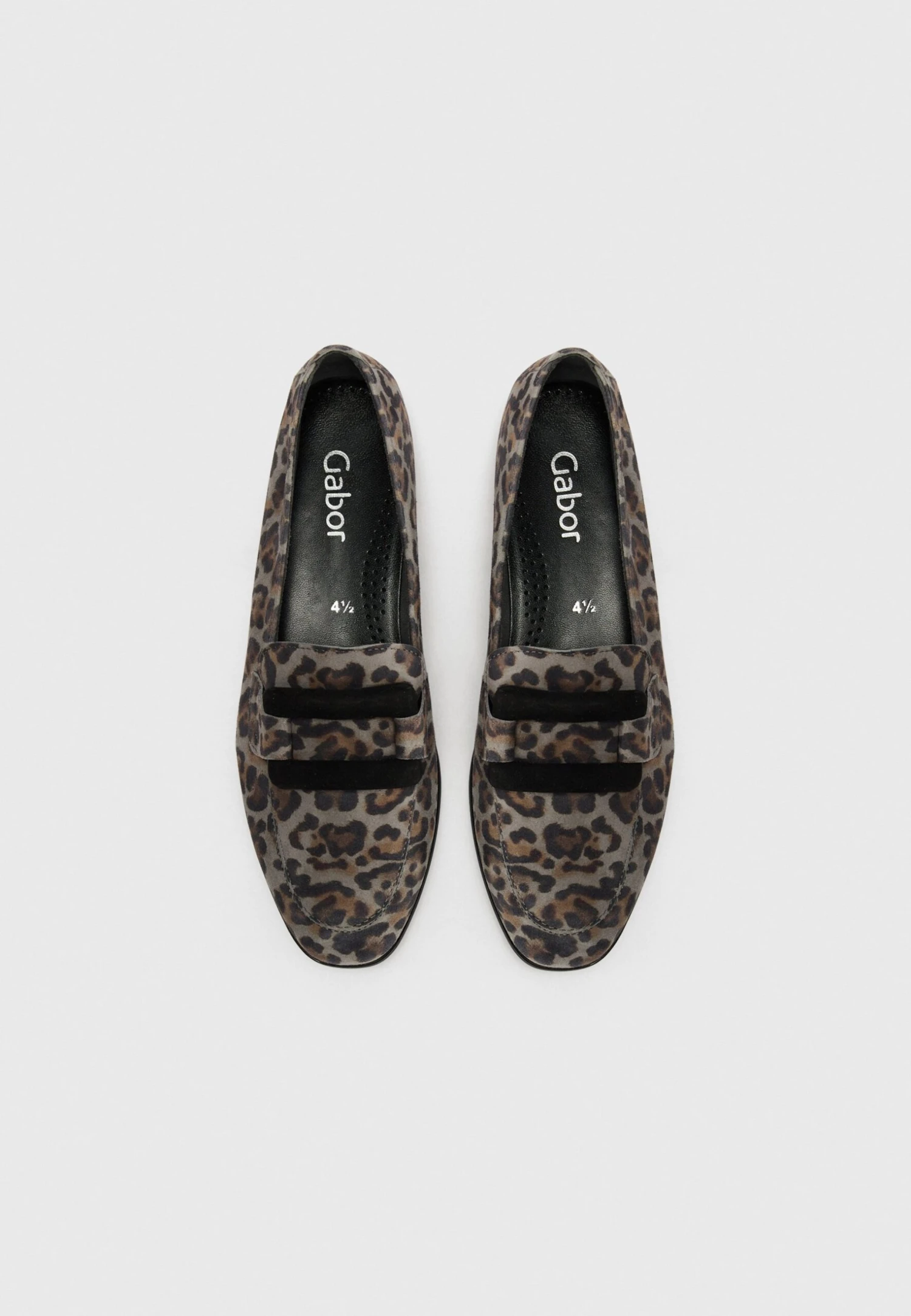 Gabor Slip-ons - Grau/schwarz 4 Gabor Slip-ons - Grau/schwarz - Image 4