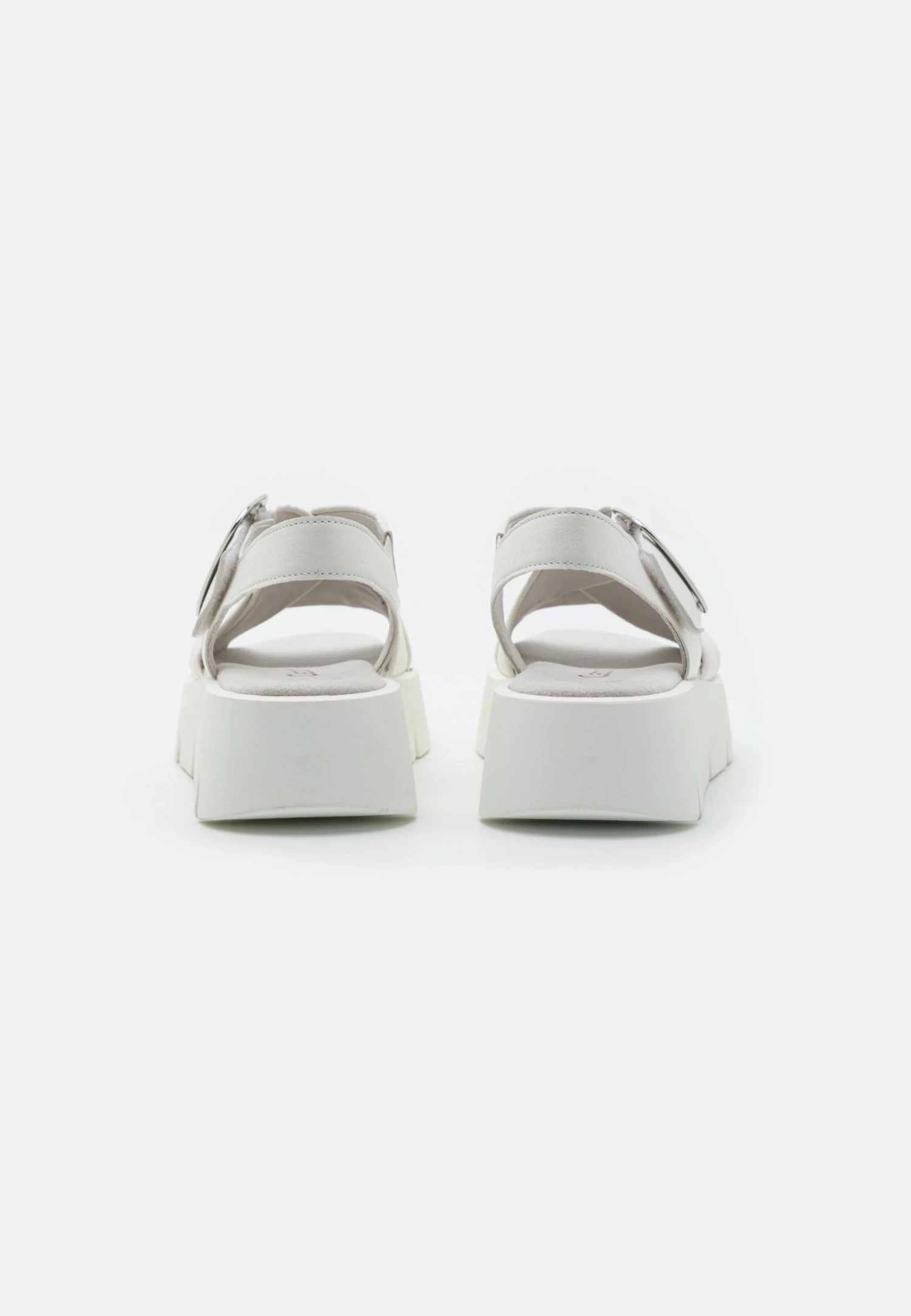 Gabor Platform Sandals - Latte 4 Gabor Platform Sandals - Latte - Image 4