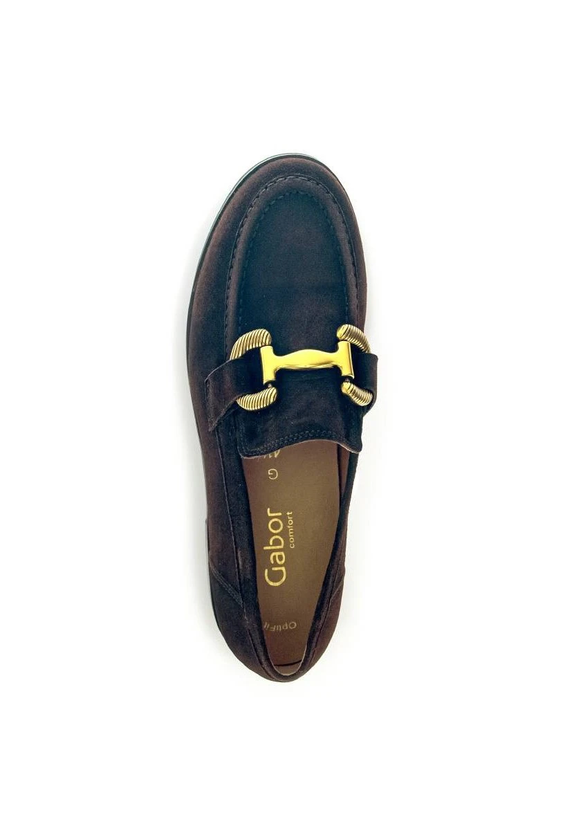 Gabor Comfort Slip-Ons - Mocca 2 Gabor Comfort Slip-Ons - Mocca - Image 2