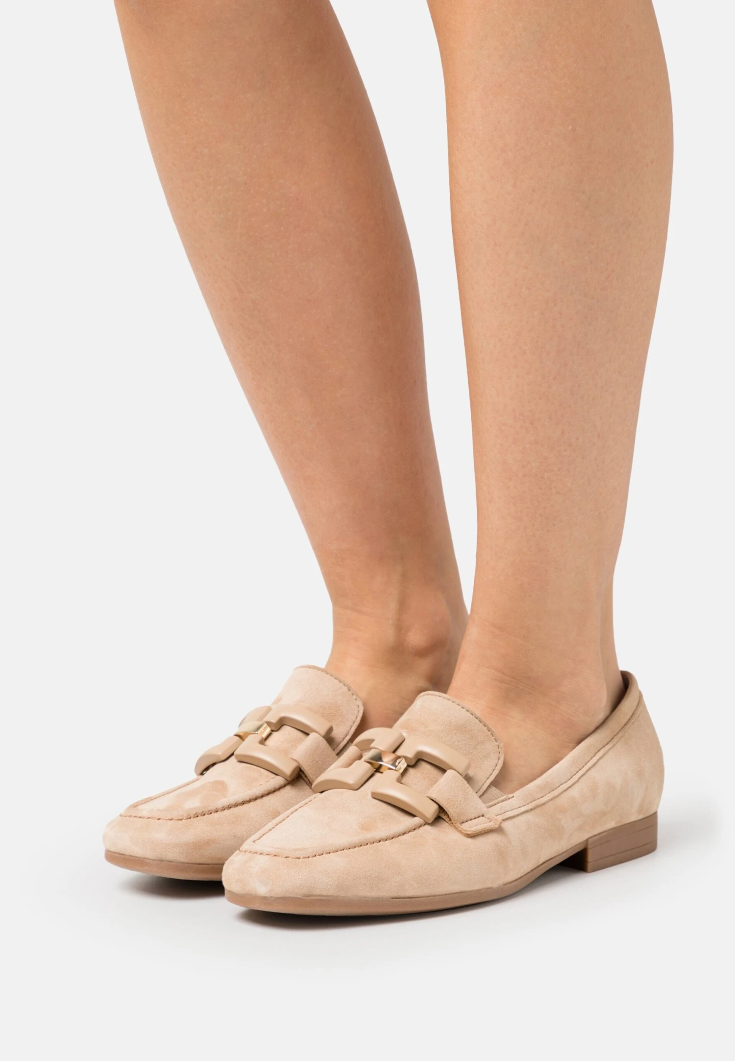 Gabor Comfort Slip-Ons - Caramel/Uni/Gold 1 Gabor Comfort Slip-Ons - Caramel/Uni/Gold