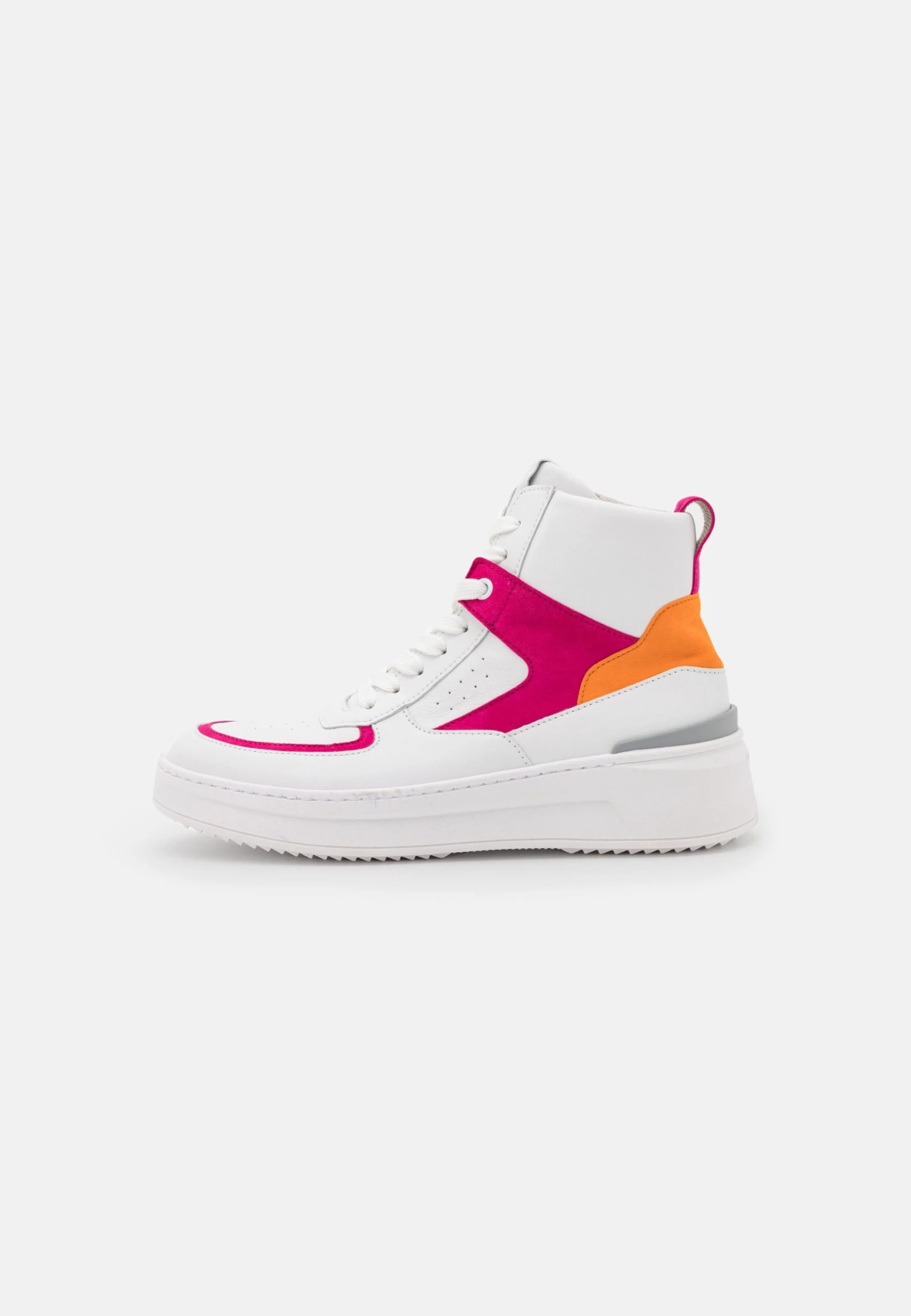 Gabor High-Top Trainers - Weiss/Pink/Jelly 2 Gabor High-Top Trainers - Weiss/Pink/Jelly - Image 2