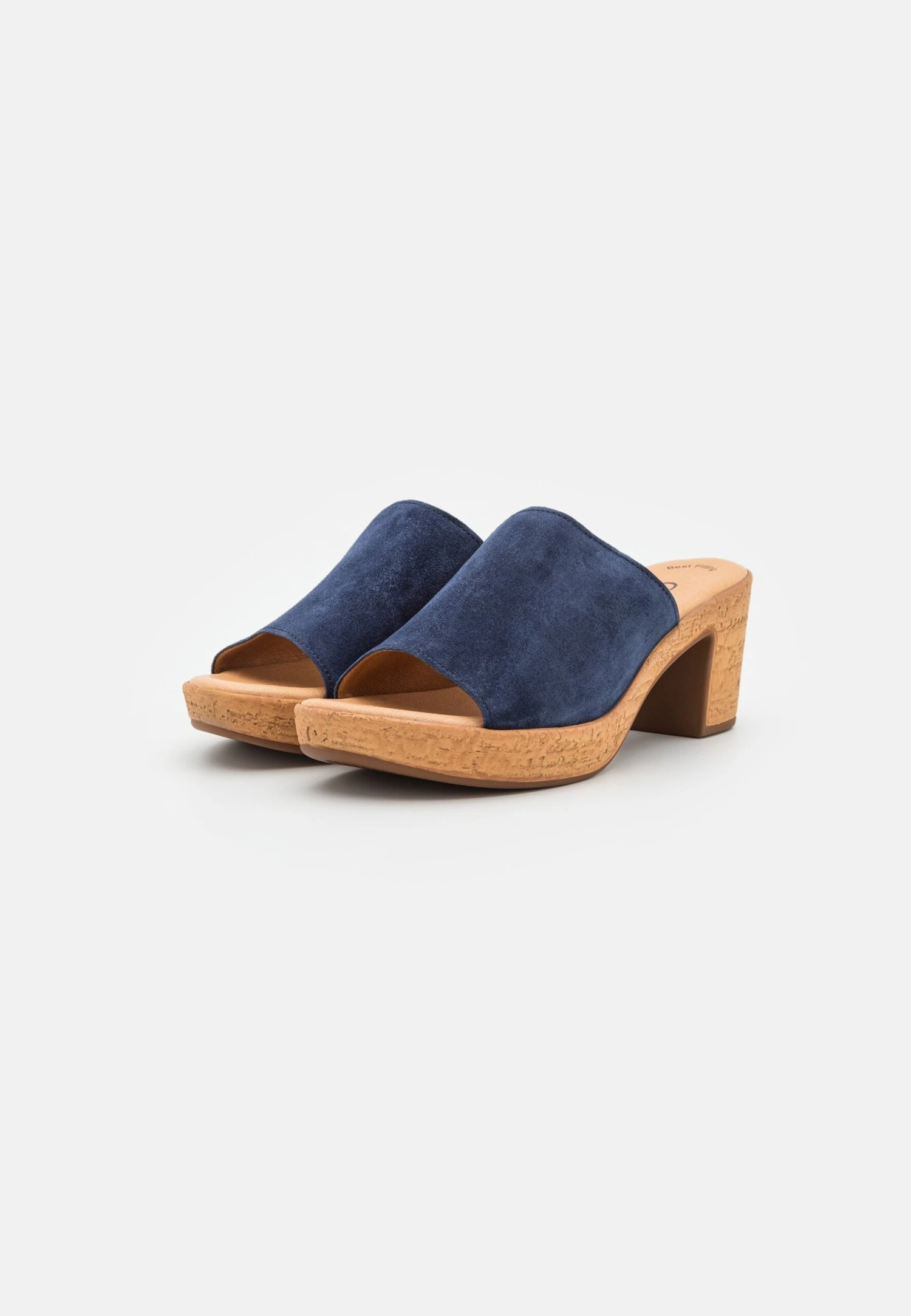 Gabor Heeled Mules - Marine 3 Gabor Heeled Mules - Marine - Image 3