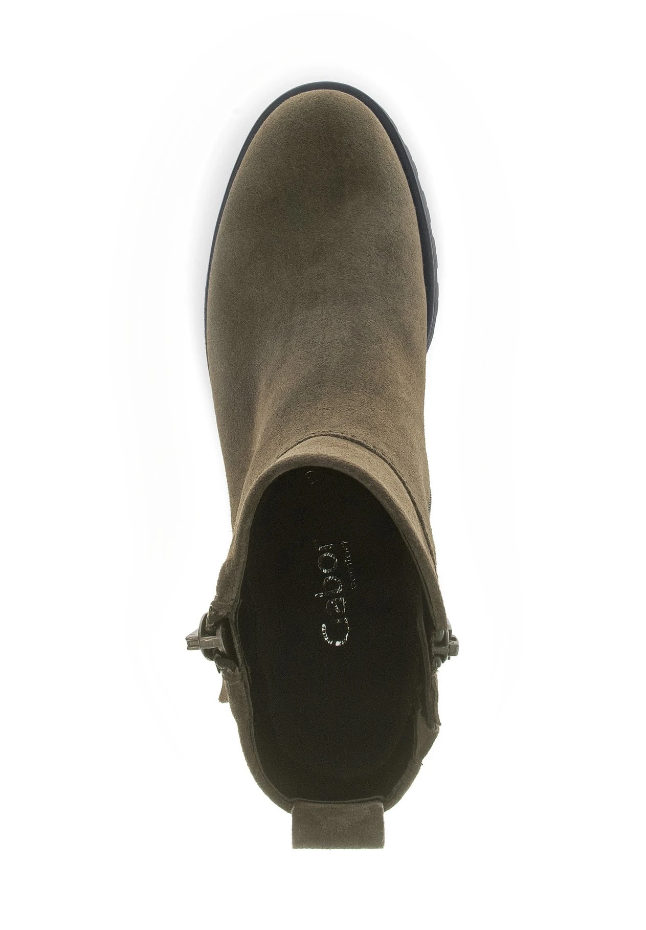 Gabor Comfort Classic Ankle Boots - Oliv Micro 3 Gabor Comfort Classic Ankle Boots - Oliv Micro - Image 3