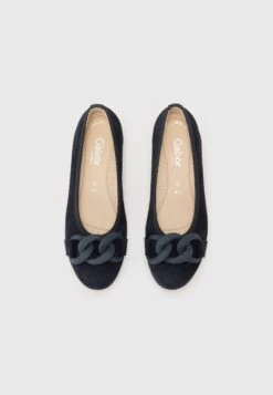 Gabor Comfort Ballet Pumps - Dark Blue -Gabor Sale Store 3e8163b5584d4c35b1aba10bb7fbd393