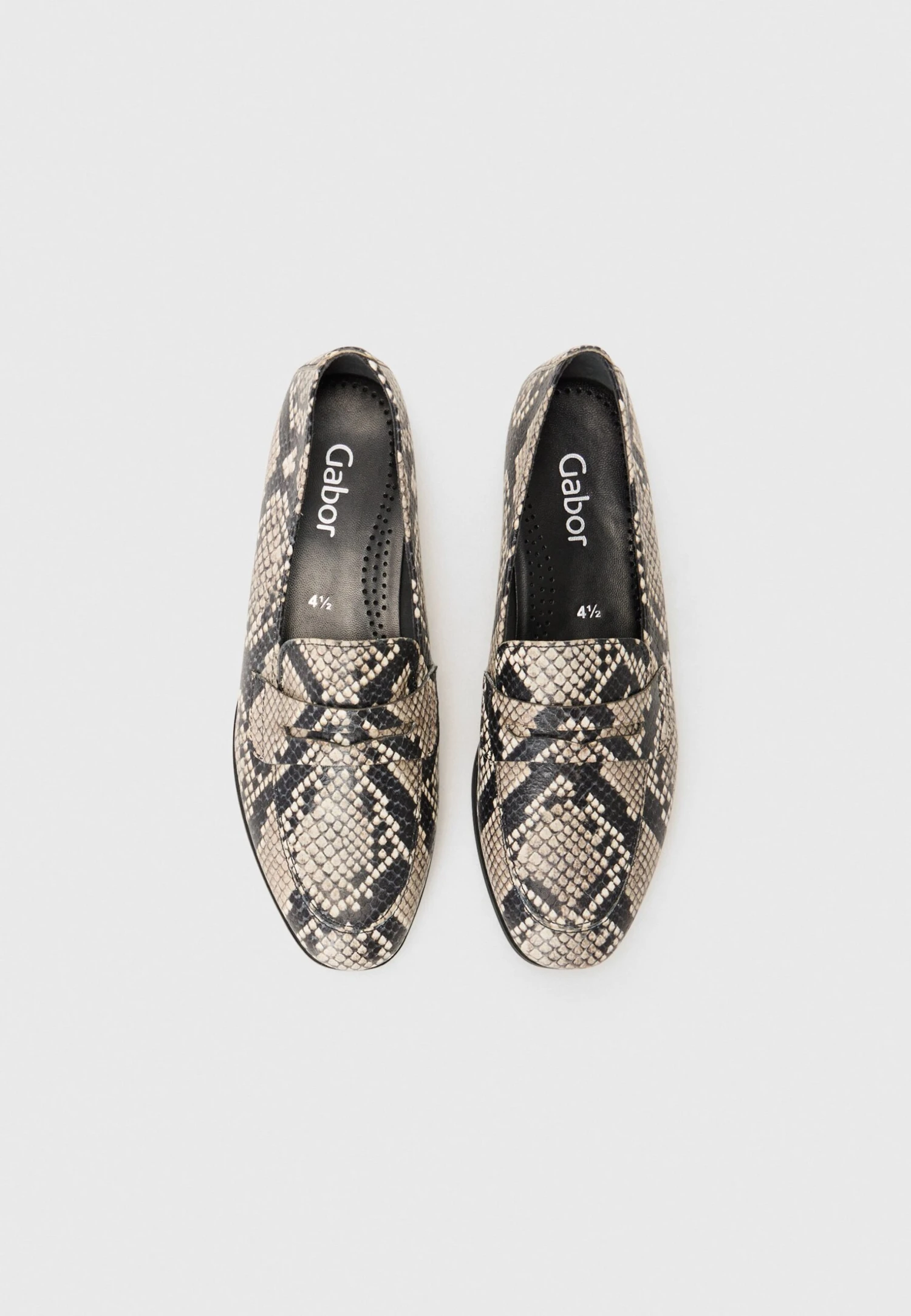 Gabor Slip-ons - Natur/schwarz 4 Gabor Slip-ons - Natur/schwarz - Image 4