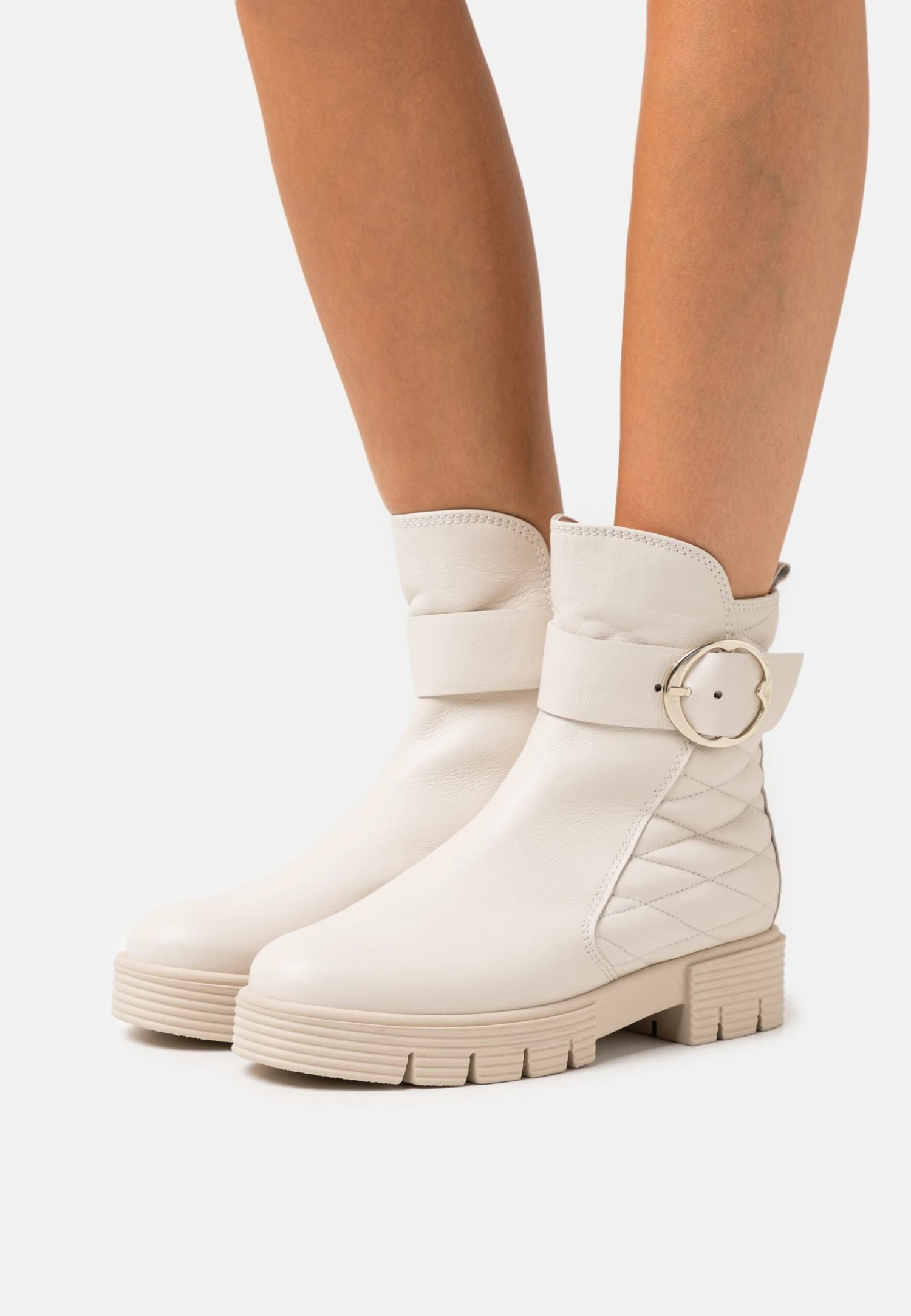 Gabor Comfort Platform Ankle Boots - Latte 1 Gabor Comfort Platform Ankle Boots - Latte