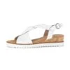 Gabor Comfort Wedge Sandals - Weiss Kork Offwhi