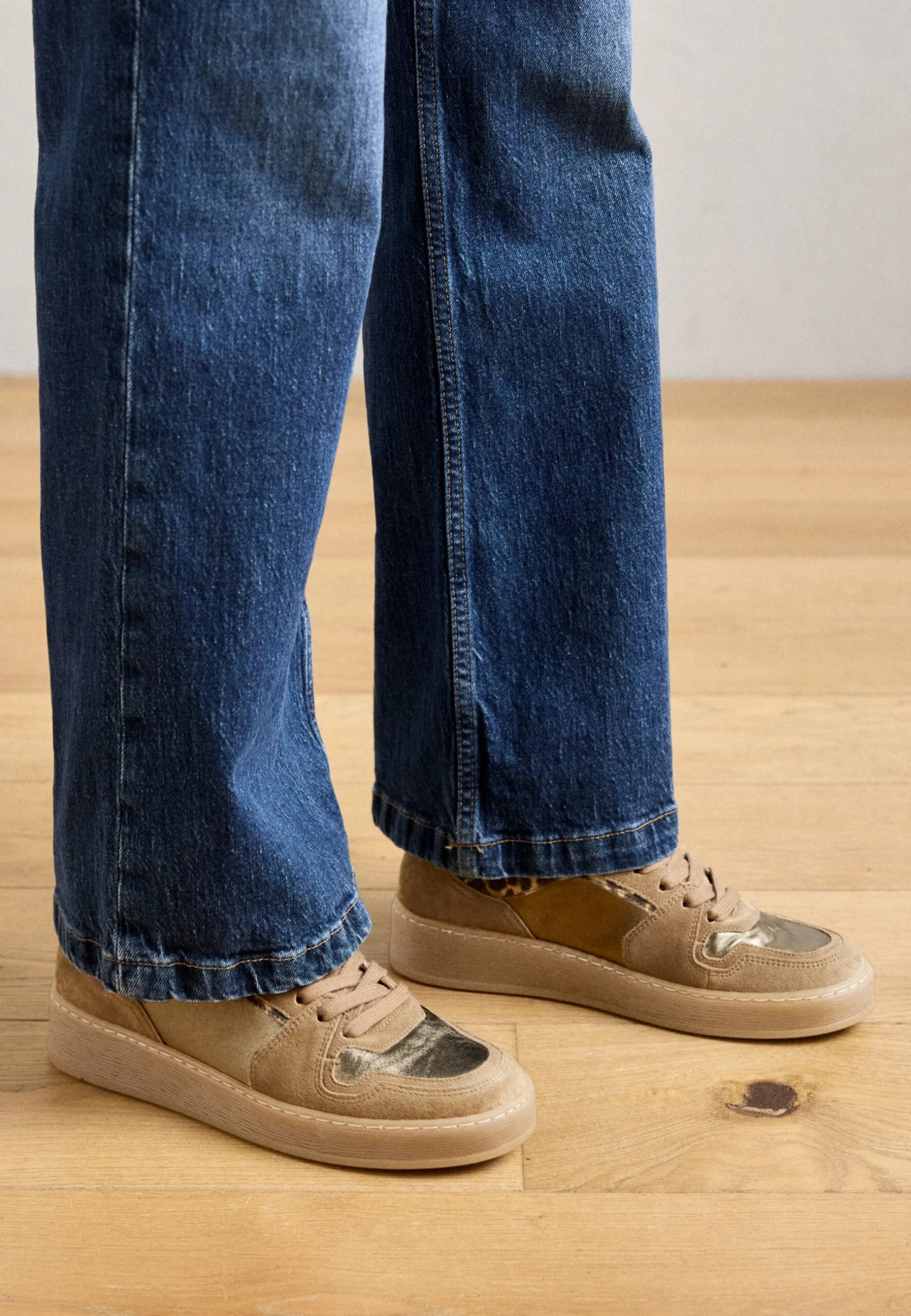 Gabor Comfort Trainers - Fango/farro/natur 2 Gabor Comfort Trainers - Fango/farro/natur - Image 2