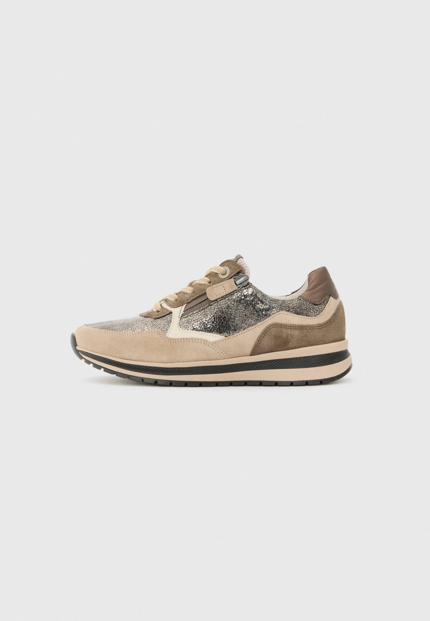 Gabor Comfort Trainers - Taupe/silver-coloured 1 Gabor Comfort Trainers - Taupe/silver-coloured