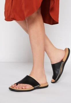 Gabor T-Bar Sandals - Schwarz