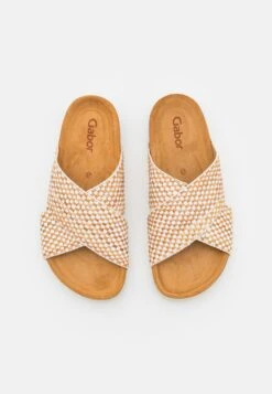 Gabor Mules - Natur/Weiss -Gabor Sale Store 529a819bb19545fca6c42bc523ad6b6c