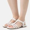 Gabor Comfort Sandals - Weiß/Gold -Gabor Sale Store 57813af5058e4d74ae81ff005a66bea7