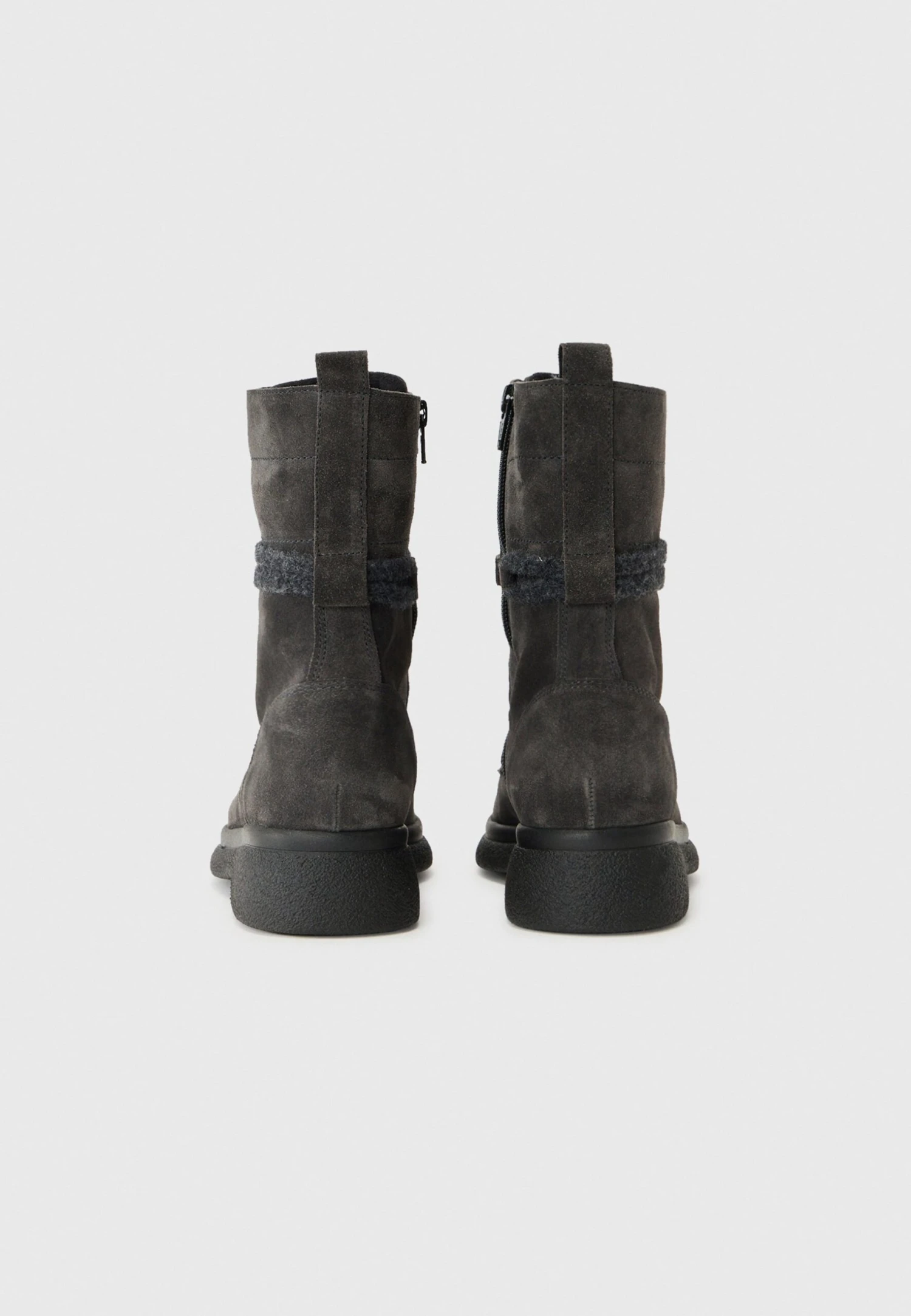 Gabor Lace-up Boots - Dark Grey 3 Gabor Lace-up Boots - Dark Grey - Image 3