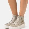 Gabor High-Top Trainers - Schilf/Creme