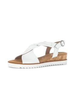 Gabor Comfort Wedge Sandals - Weiss Kork Offwhi -Gabor Sale Store 66fa69519d054acf8f2e86841e2538d0