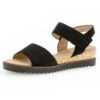 Gabor Comfort Wedge Sandals - Schwarz Kork/Schw -Gabor Sale Store 679bcaaf041e4df2a68398641017c1ab