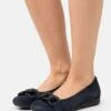 Gabor Comfort Ballet Pumps - Dark Blue/Uni