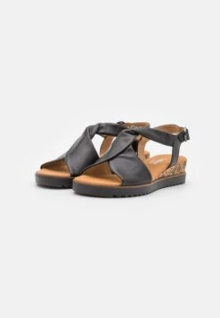 Gabor Comfort Wedge Sandals - Black -Gabor Sale Store 699faf68a7b74a9cb95a4076d9edd176