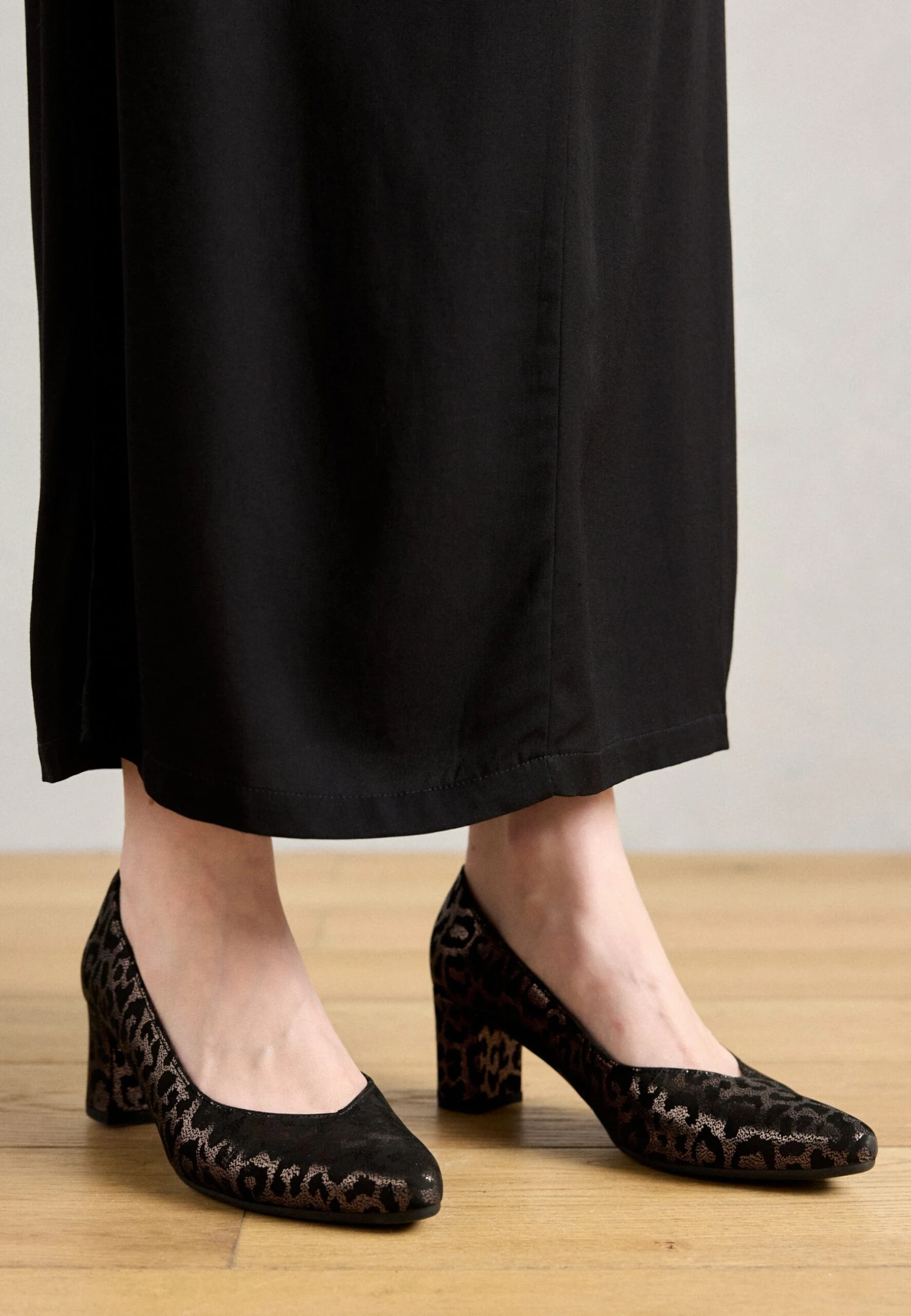 Gabor Comfort Classic Heels - Rame/schwarz 2 Gabor Comfort Classic Heels - Rame/schwarz - Image 2