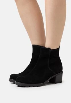 Gabor Comfort Classic Ankle Boots - Black