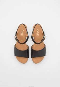 Gabor Comfort 22.071 - Clogs - Schwarz/Gold -Gabor Sale Store 6c6ccb8238594b8db93dda35a5fa4a93