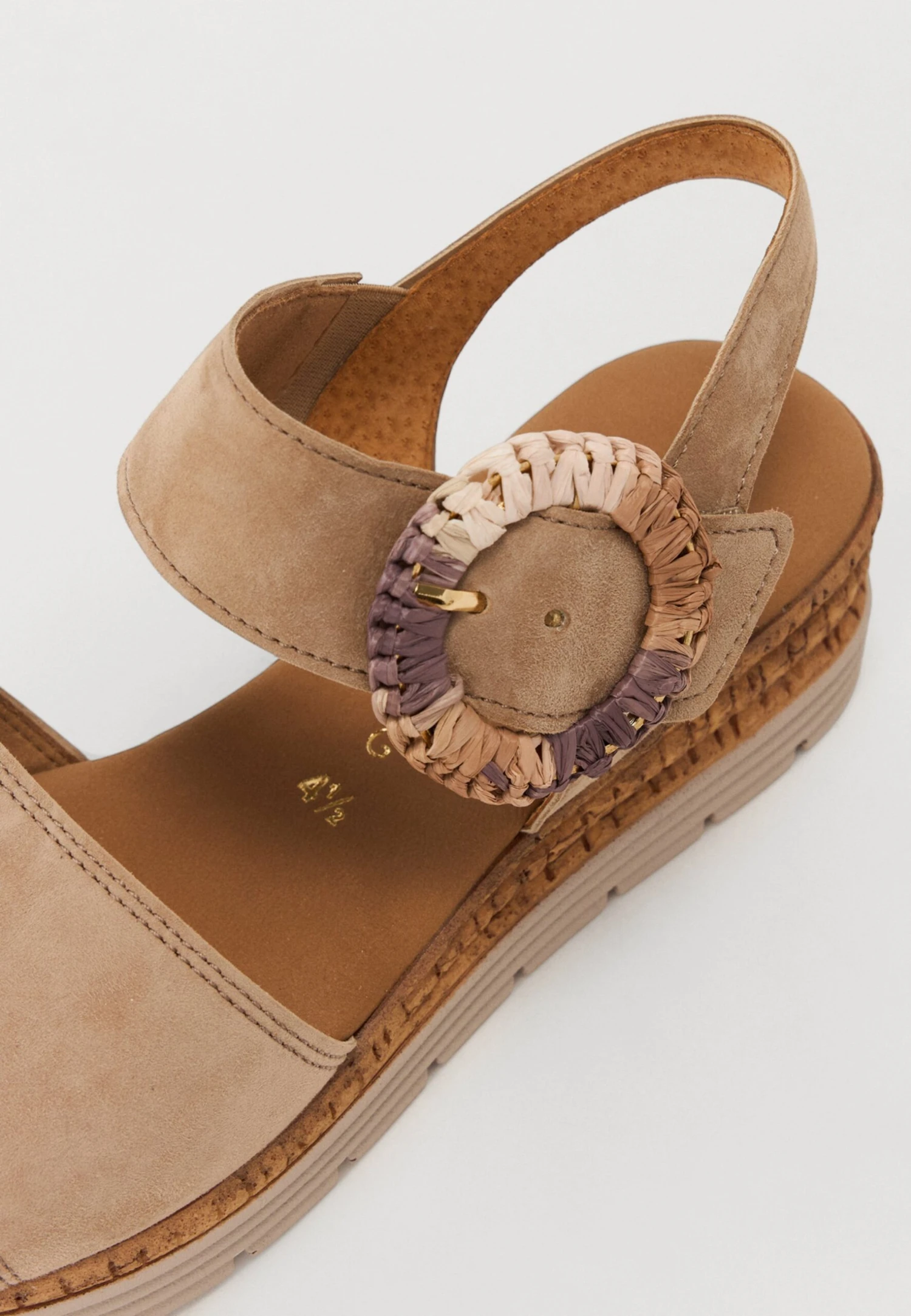 Gabor Comfort Platform Sandals - Sand 8 Gabor Comfort Platform Sandals - Sand - Image 8