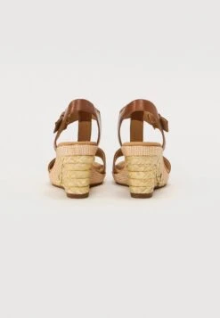 Gabor Comfort Wedge Sandals - Peanut -Gabor Sale Store 6ea19f99d45b442a9f53e838db56fb68