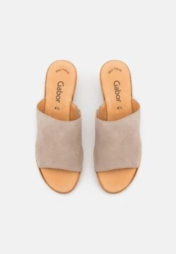 Gabor Heeled Mules - Silk -Gabor Sale Store 79b38ef94e224de6906906984230291a