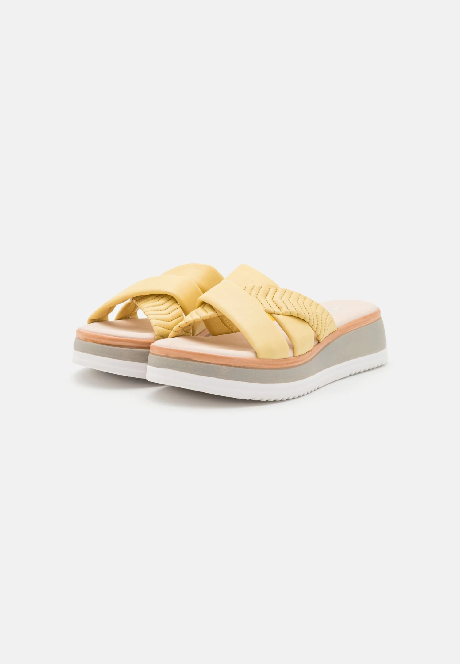 Gabor Comfort Mules - Lemon 3 Gabor Comfort Mules - Lemon - Image 3
