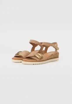Gabor Comfort Wedge Sandals - Sand -Gabor Sale Store 7c88f11c9b9146df8fced3766c17d051