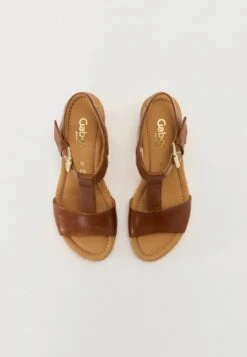 Gabor Comfort Wedge Sandals - Peanut -Gabor Sale Store 856262d929714487b1bad17c2ec41dbe