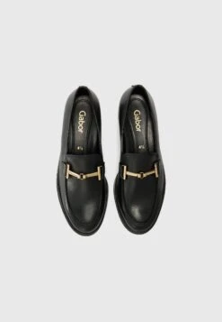 Gabor Slip-ons - Schwarz/gold-coloured -Gabor Sale Store 878251c56e7244ecb098f0a7cfee5d27