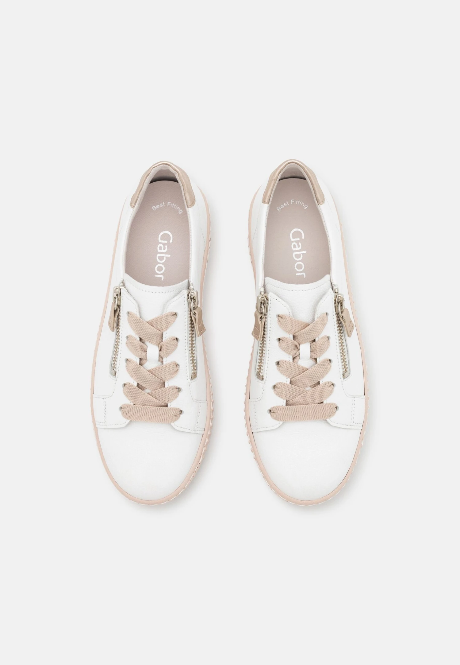 Gabor Trainers - Weiss/Antikrosa 6 Gabor Trainers - Weiss/Antikrosa - Image 6