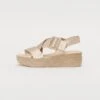 Gabor Wedge Sandals - Puder