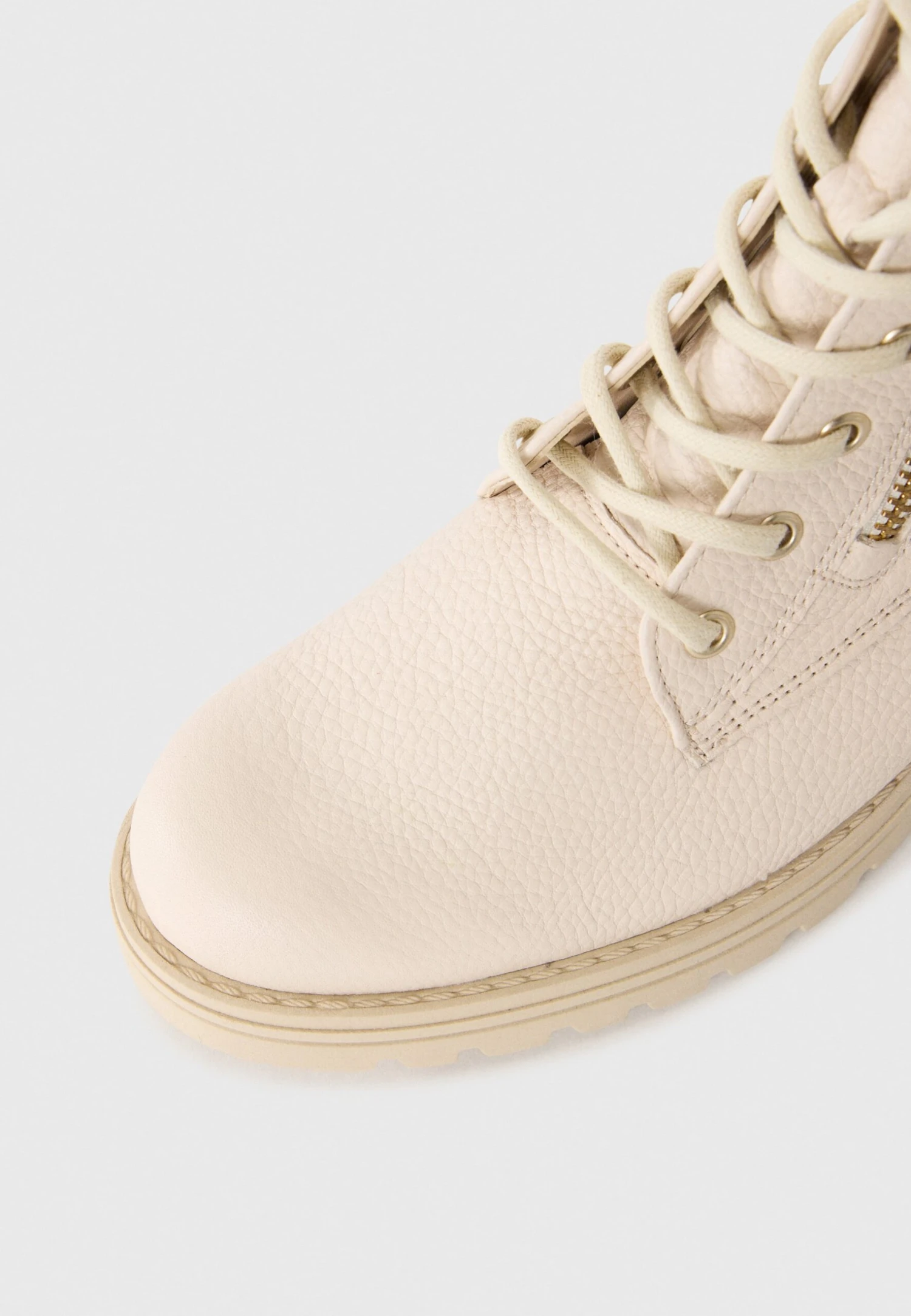 Gabor Comfort Lace-up Ankle Boots - Creme 6 Gabor Comfort Lace-up Ankle Boots - Creme - Image 6