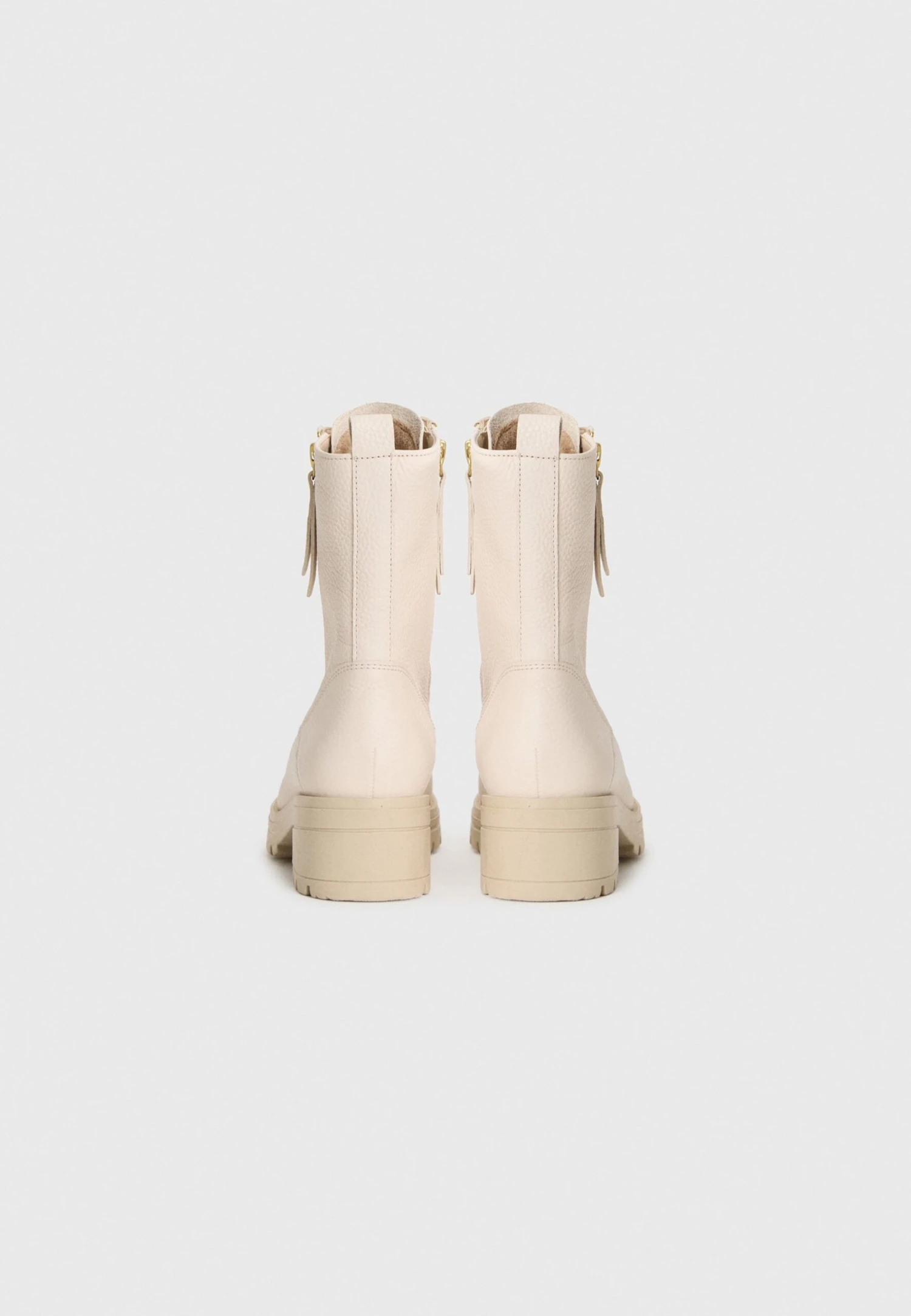 Gabor Comfort Lace-up Ankle Boots - Creme 3 Gabor Comfort Lace-up Ankle Boots - Creme - Image 3