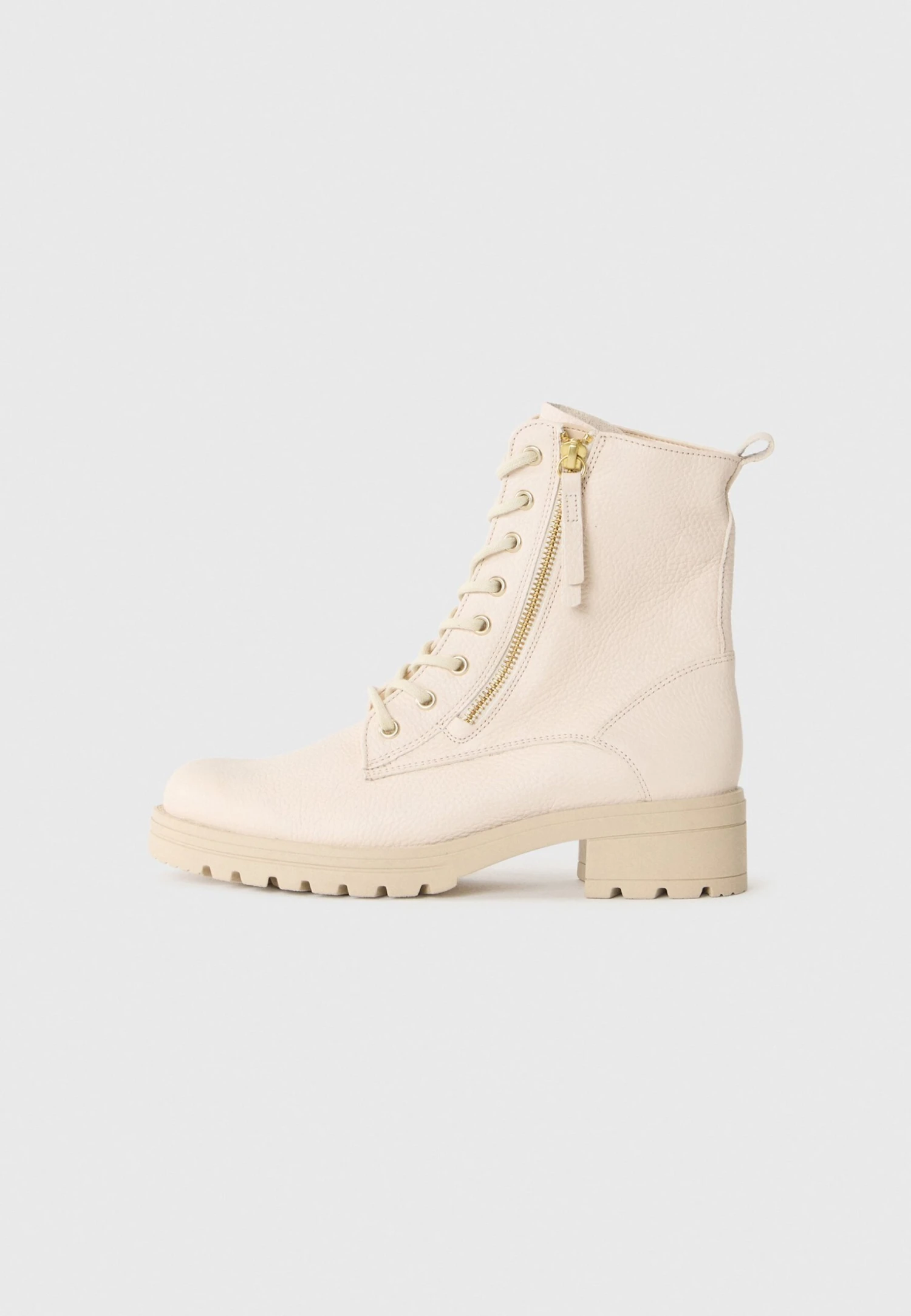 Gabor Comfort Lace-up Ankle Boots - Creme 1 Gabor Comfort Lace-up Ankle Boots - Creme