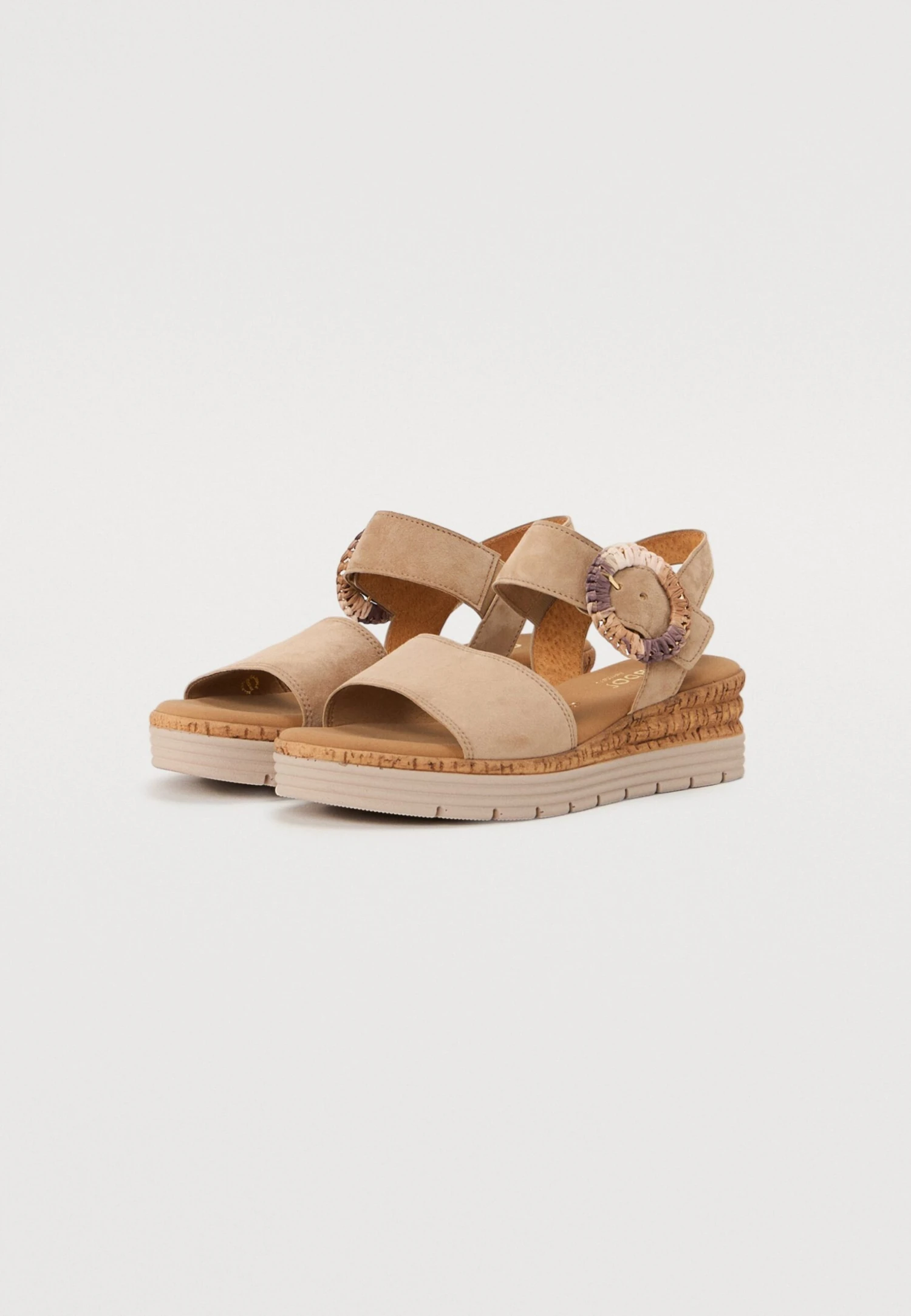Gabor Comfort Platform Sandals - Sand 4 Gabor Comfort Platform Sandals - Sand - Image 4