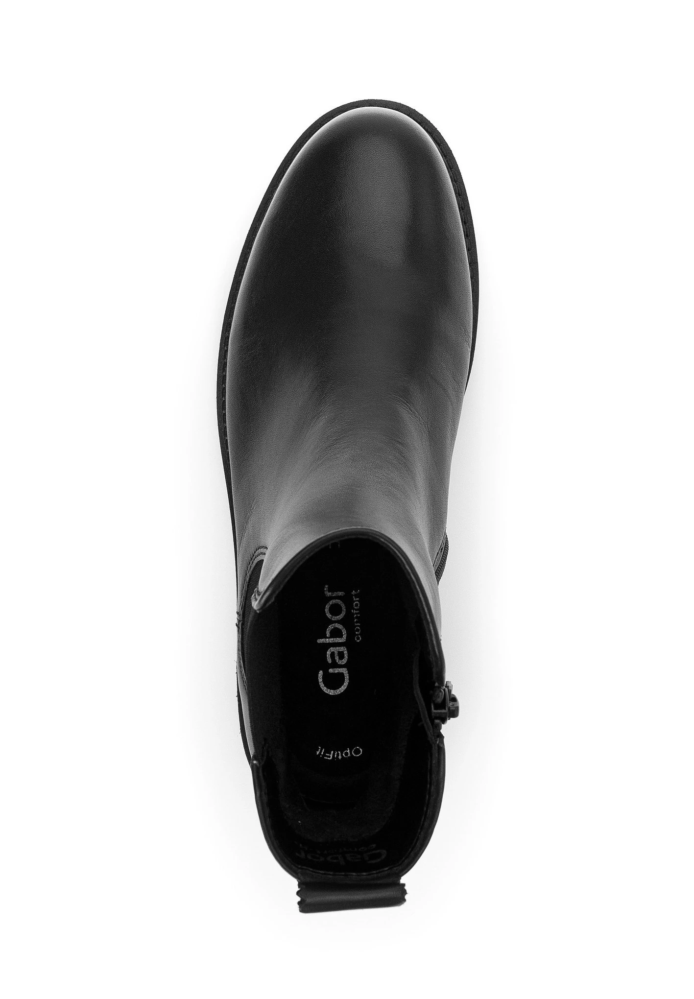 Gabor Comfort Ankle Boots - Schwarz Flausch 2 Gabor Comfort Ankle Boots - Schwarz Flausch - Image 2