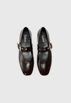 Gabor Ballet Pumps - Mocca/gold-coloured -Gabor Sale Store afbe78b09c8e4754b372e974afa2177c
