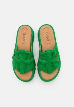 Gabor Heeled Mules - Verde -Gabor Sale Store bc65ca07675142aaa4662492b2a7cd95