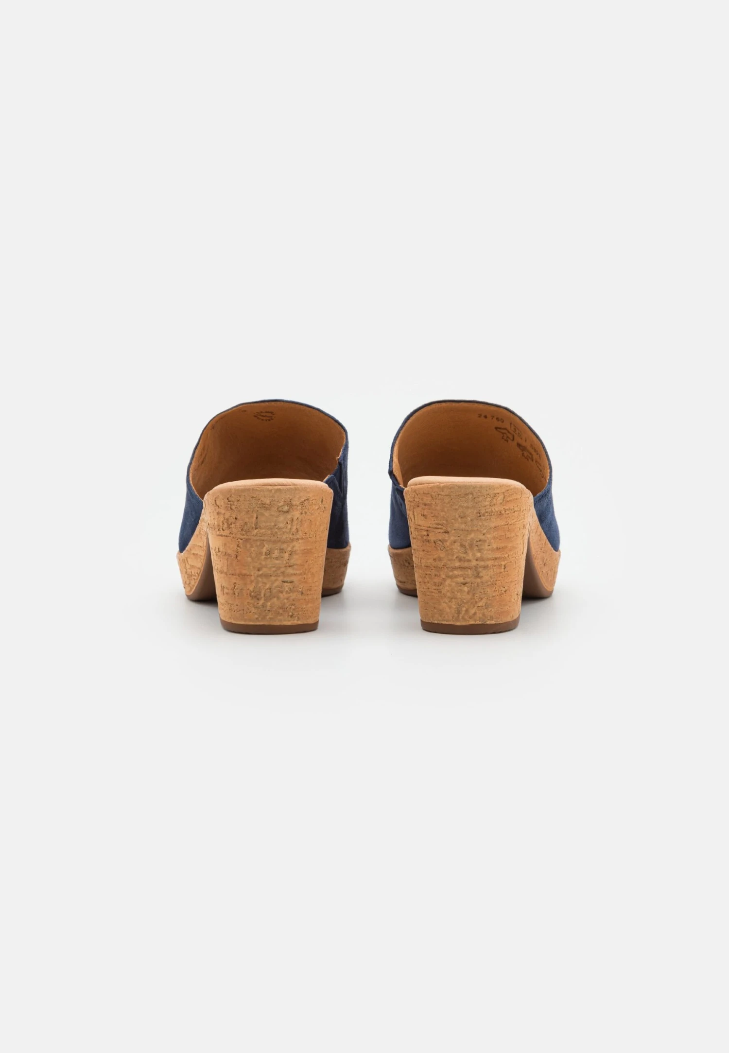 Gabor Heeled Mules - Marine 4 Gabor Heeled Mules - Marine - Image 4