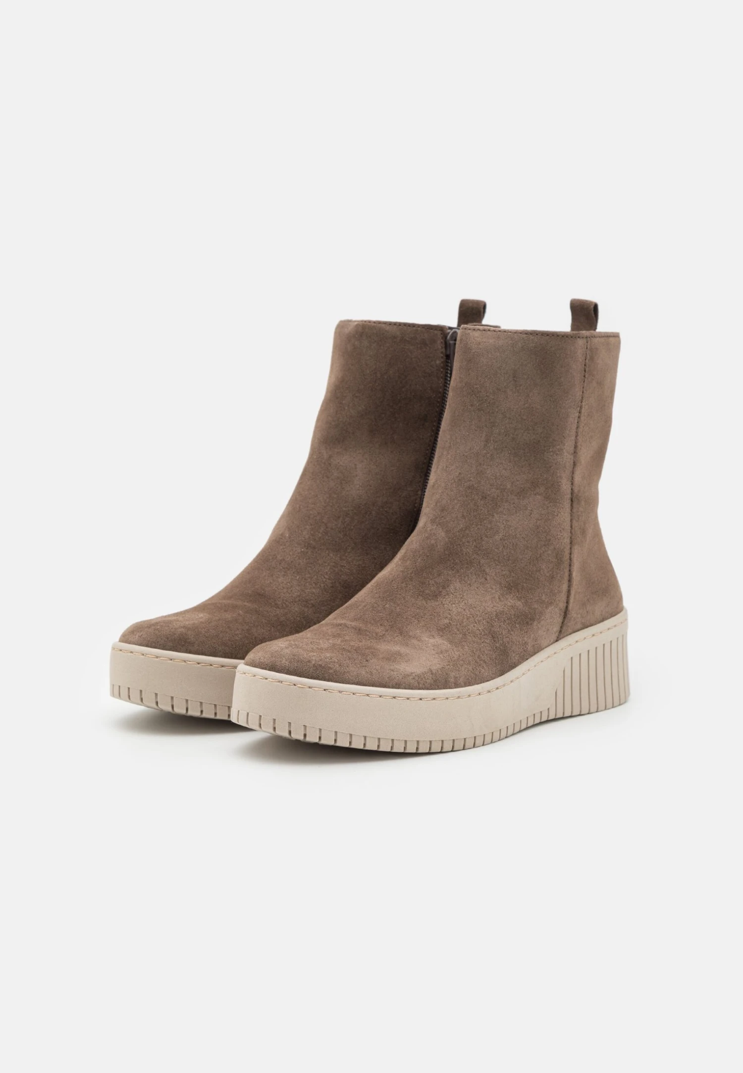 Gabor Platform Ankle Boots - Mohair 3 Gabor Platform Ankle Boots - Mohair - Image 3