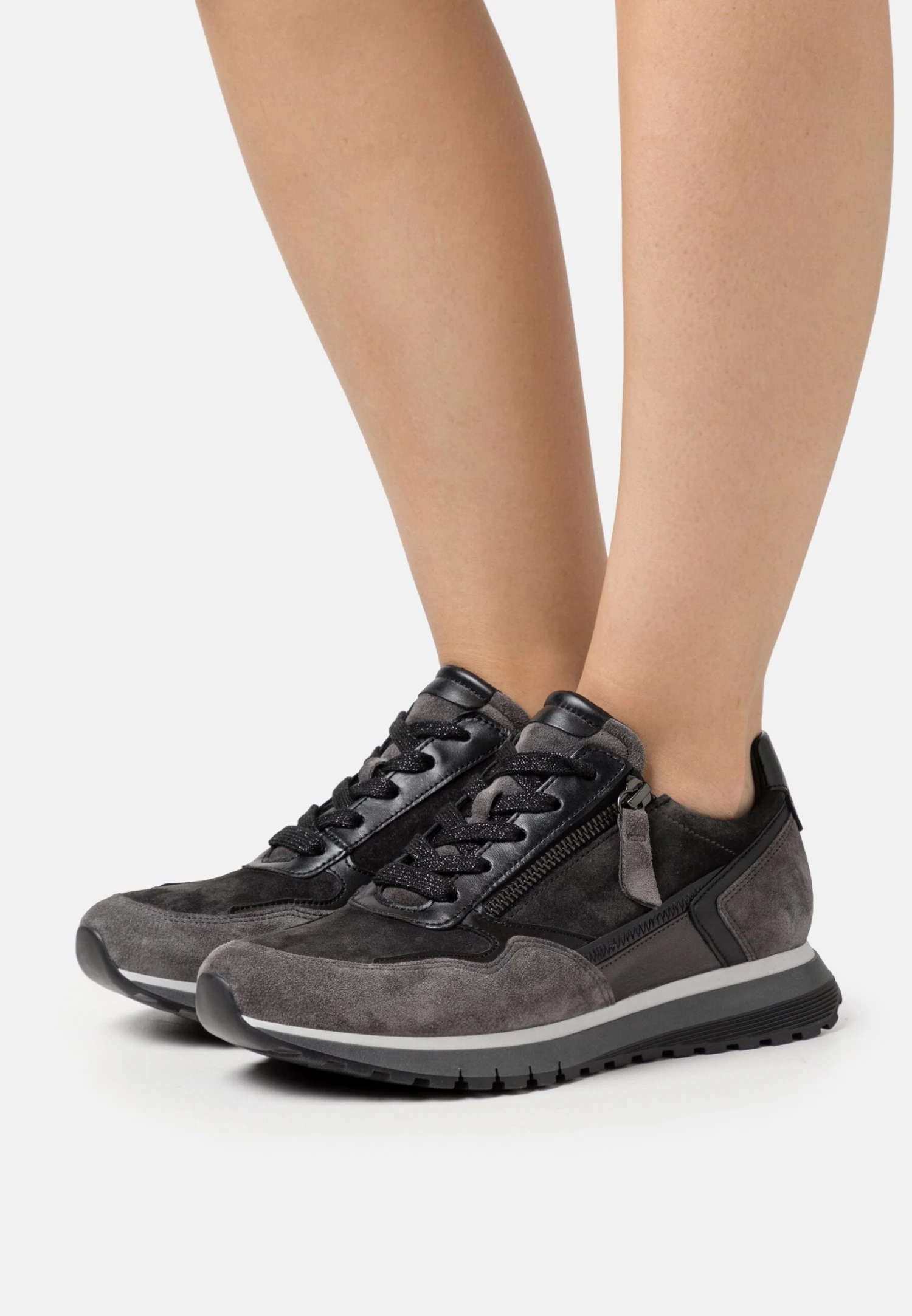 Gabor Comfort Trainers - Dark Grey/Graphite/Black 3 Gabor Comfort Trainers - Dark Grey/Graphite/Black - Image 3