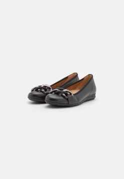 Gabor Comfort Ballet Pumps - Black -Gabor Sale Store d40e09ee36c941d09983f4c105970a96