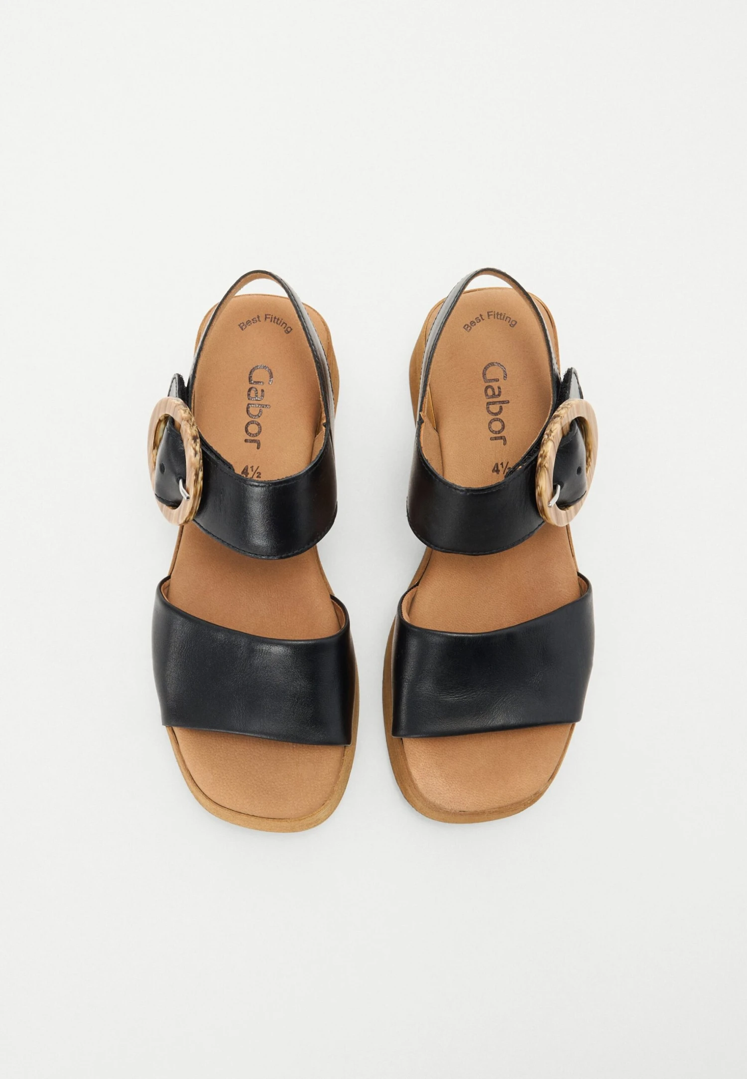 Gabor Platform Sandals - Schwarz 4 Gabor Platform Sandals - Schwarz - Image 4